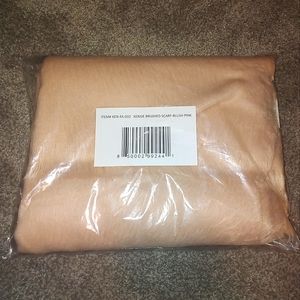 kensie brushed scarf blush pink